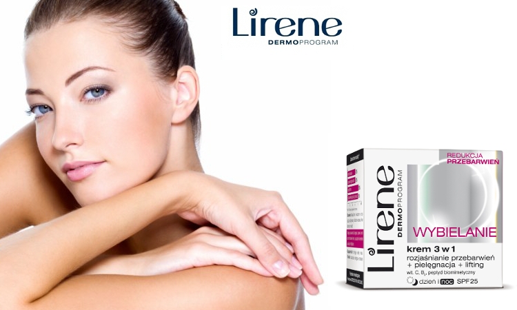 Lirene -  Krem 3w1 rozjaśnianie przebarwień + pielęgnacja + lifting