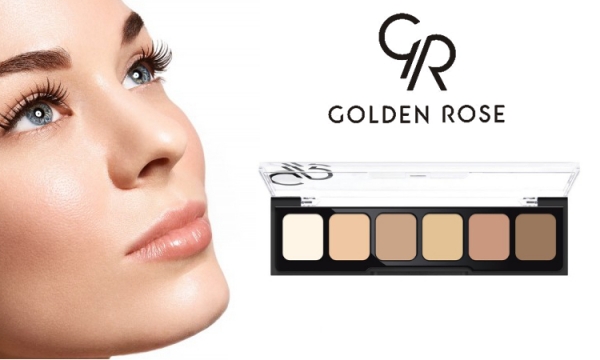 Golden Rose Correct&amp;Conceal Concealer Cream Palette - Korygująca i tuszująca paleta korektorów 