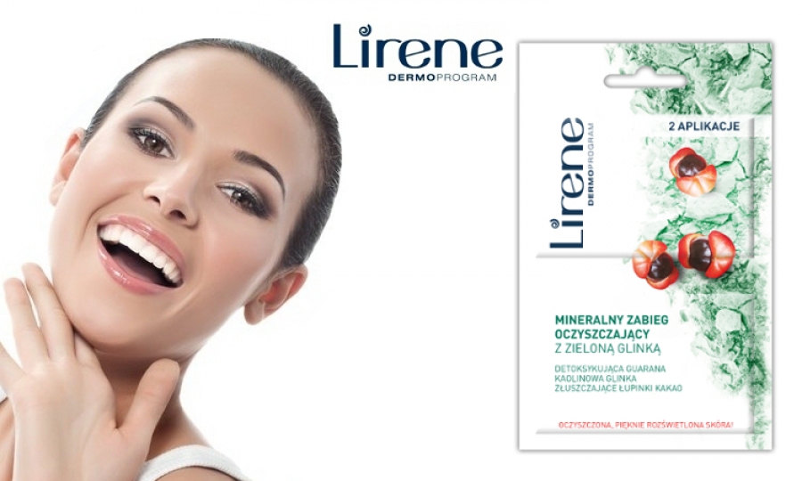 Lirene- Mineralny zabieg oczyszczający z zieloną glinką