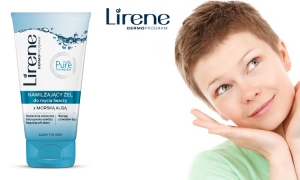  Lirene - Nawilżający żel do mycia twarzy z morską algą