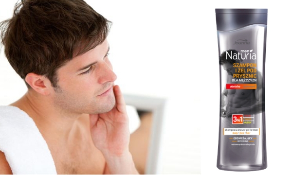 Recenzja : Naturia Men - szampon i żel pod prysznic 3w1