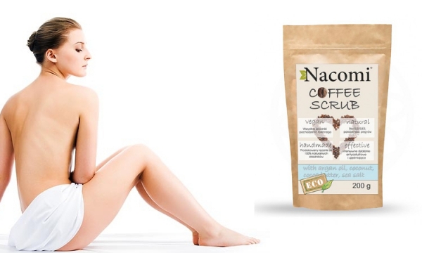 Nacomi - Peeling do ciała suchy kawa